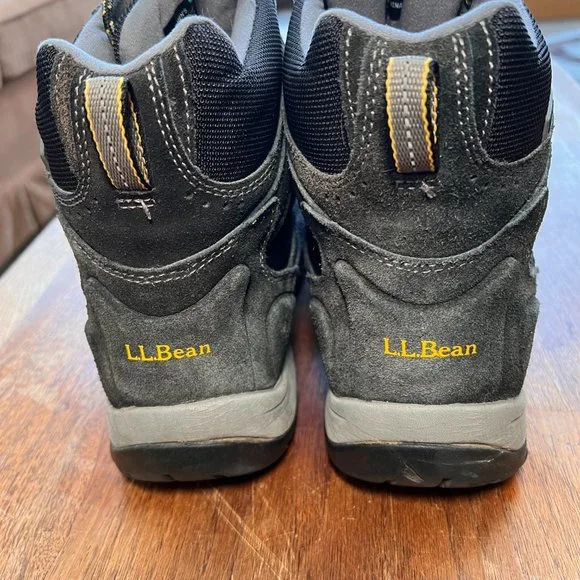 LL Bean Mens Hiking Boots Size 11 1/2 Primaloft  258265 - Picture 3 of 10